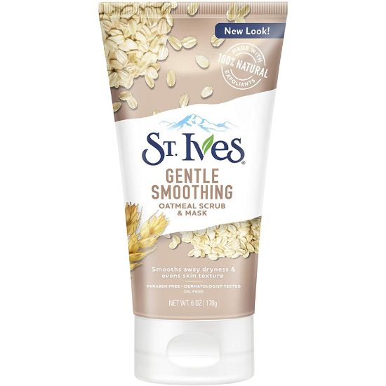 Picture of St. Ives Nourished And Smooth Oatmeal Face Scrub And Mask 170g