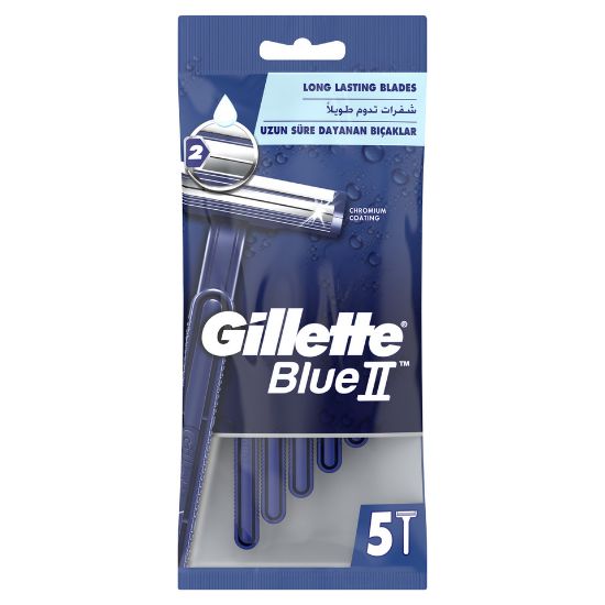 Picture of Gillette Blue II Disposable Razor 5pcs