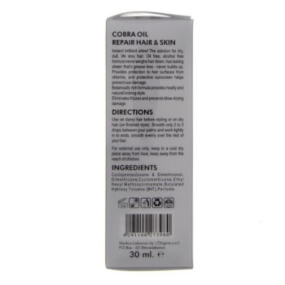 Picture of Energy Cobra Oil Hare & Skin 30ml