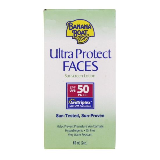 Picture of Banana Boat Ultra Protect Faces Sun Screen Lotion SPF 50 60ml