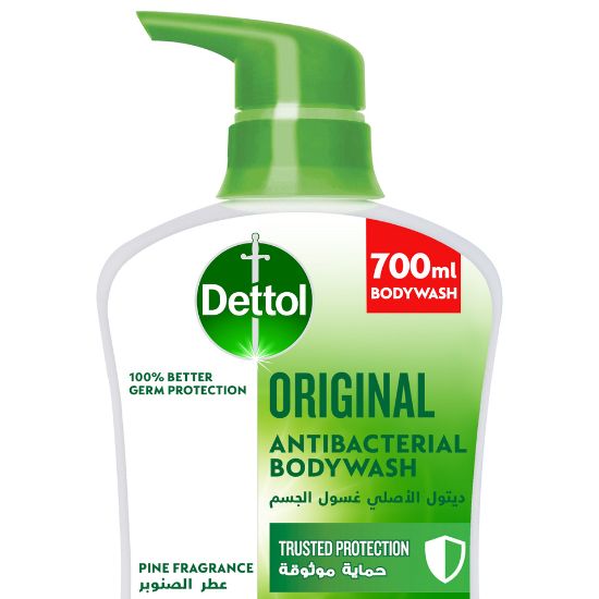 Picture of Dettol Original Showergel & Bodywash Pine Fragrance 700ml