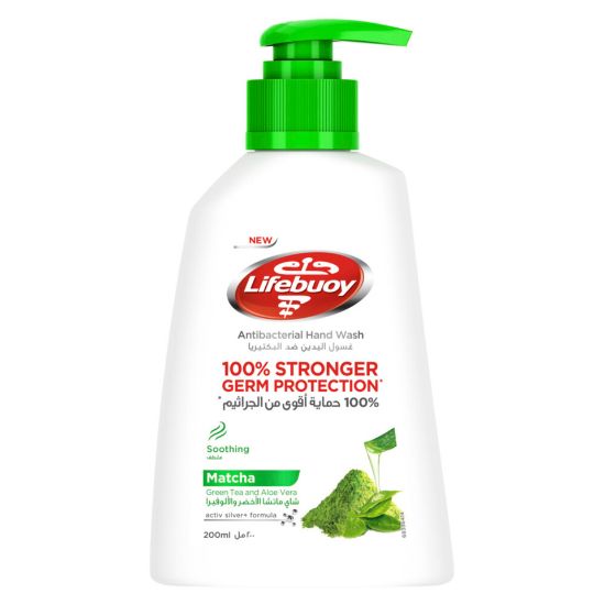 Picture of Lifebuoy Antibacterial Matcha Green Tea And Aloe Vera Handwash 200ml