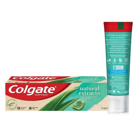 Picture of Colgate Naturals Toothpaste Aloe & Green Tea 75ml