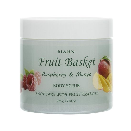 Picture of Riahn Fruit Basket Raspberry & Mango Body Scrub Jar 225g