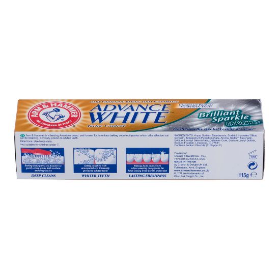 Picture of Arm & Hammer Tooth Paste Advance White Brilliant Sparkle 115g