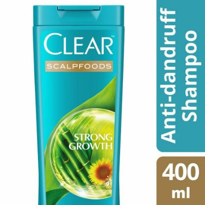 Picture of Clear Anti-Dandruff Shampoo Strong Growth 400ml