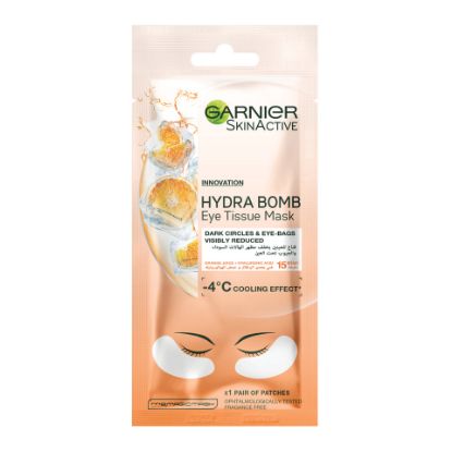 Picture of Garnier Skin Active Hydra Bomb Eye Tissue Mask 1pc