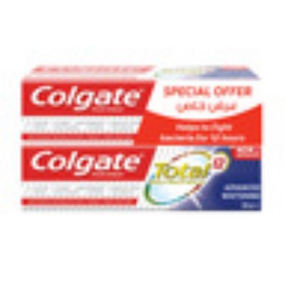 Picture of Colgate Total 12 Whole Mouth Health Toothpaste Advanced Whitening 2 x 100ml