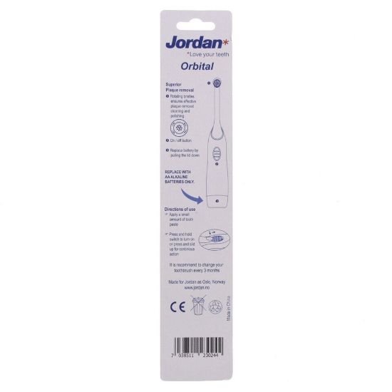 Picture of Jordan Orbital Electronic Toothbrush 1Pc Assorted Colour