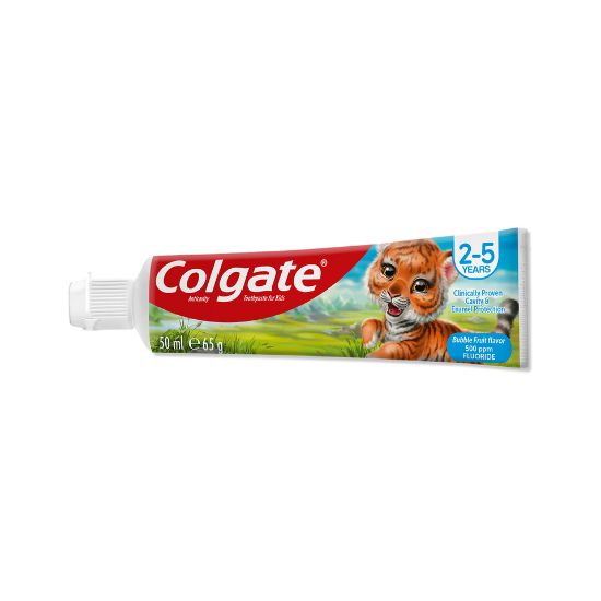 Picture of Colgate Toothpaste Anticavity For Kids 2-5 Years Bubble Fruit 65g