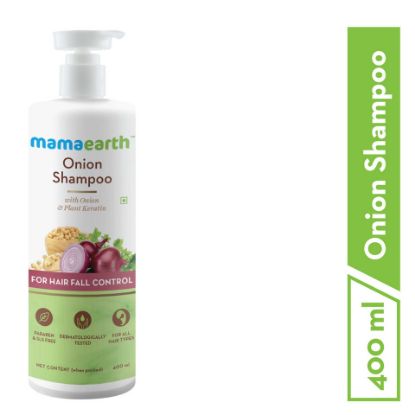 Picture of Mamaearth Onion Shampoo with Onion Oil and Plant Keratin 400ml