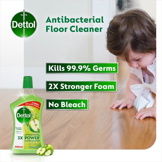 Picture of Dettol Green Apple Antibacterial Power Floor Cleaner 900ml