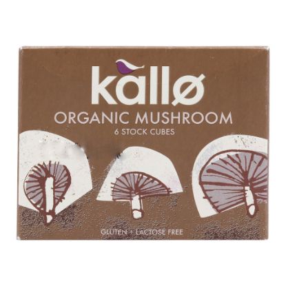 Picture of Kallo Organic Mushroom 6 Stock Cube 66g
