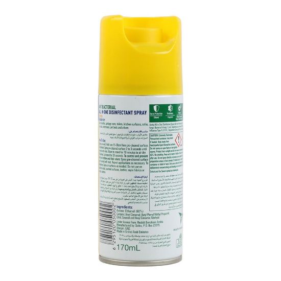 Picture of Dettol All In One Citrus Antibacterial Disinfectant Spray 170ml