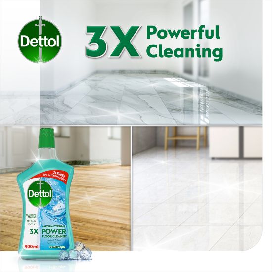 Picture of Dettol Fresh Aqua Antibacterial Power Floor Cleaner 900ml