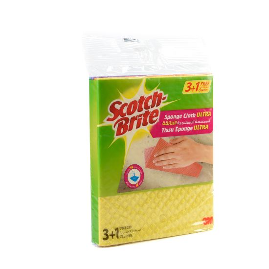 Picture of Scotch Brite Sponge Cloth Ultra 3+1