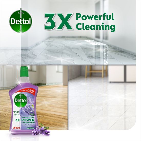 Picture of Dettol Lavender Antibacterial Power Floor Cleaner 900ml