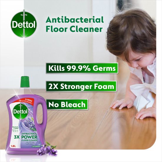 Picture of Dettol Lavender Antibacterial Power Floor Cleaner 1.8Litre