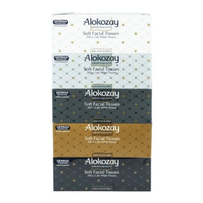 Picture of Alokozay Soft Facial Tissues 2ply 200 Sheet x 5pcs