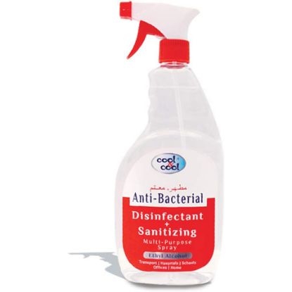 Picture of Cool &Cool Anti-Bacterial Disinfectant + Sanitizing Multi-Purpose Spray 750 ml