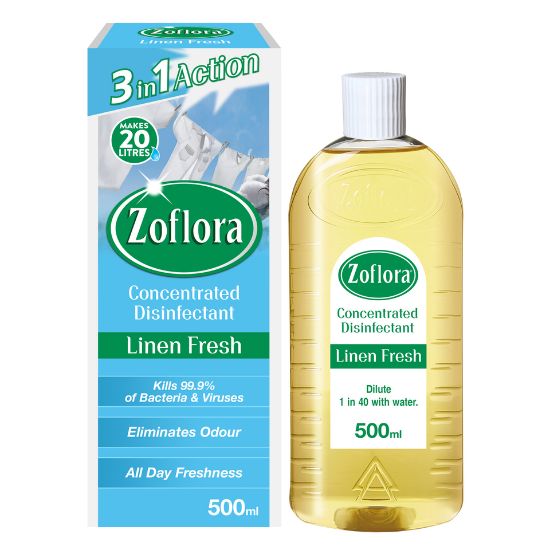 Picture of Zoflora Linen Fresh 3in1 Action Concentrated Disinfectant 500ml