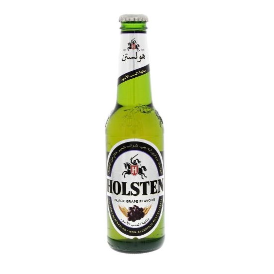 Picture of Holsten Black Grape Flavour Non Alcoholic Beer 330ml(N)