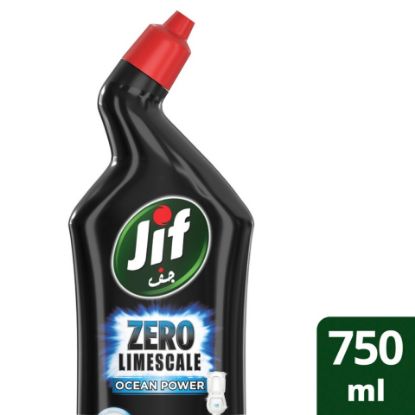 Picture of JIF Zero Limescale Ocean Power Anti-Bacterial Toilet Cleaner 750ml