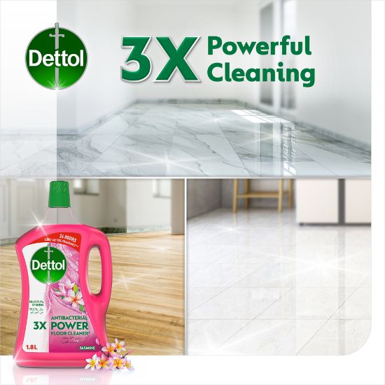 Picture of Dettol Jasmine Antibacterial Power Floor Cleaner 1.8Litre