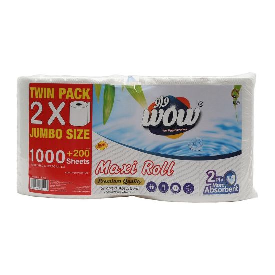 Picture of Wow Maxi Roll 2ply Value Pack 2 Rolls