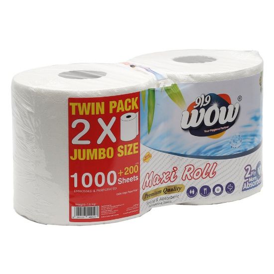 Picture of Wow Maxi Roll 2ply Value Pack 2 Rolls