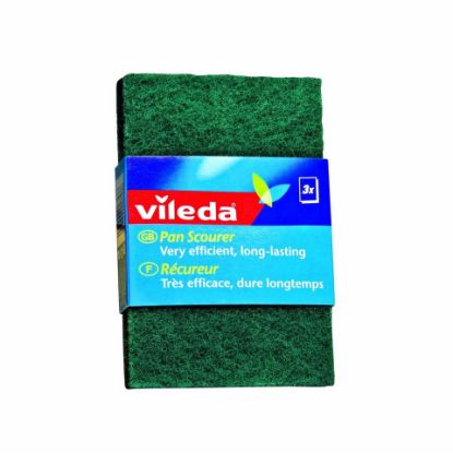 Picture of Vileda Dish Washing Scourer Scouring Pad 3pcs