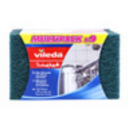 Picture of Vileda Dish Washing Scourer Scouring Pad 9pcs