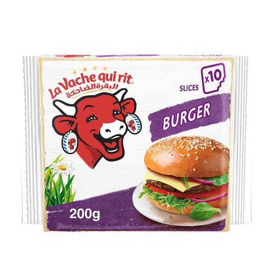 Picture of La Vache qui rit Burger Cheese Slices 10 Slices 200g