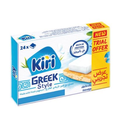 Picture of Kiri Greek Style Cheese Squares 24 Portions 400 g