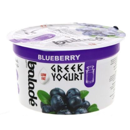 Picture of Balade Low Fat Greek Yogurt With Blueberry Flavour 180 g(N)