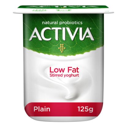 Picture of Activia Stirred Yoghurt Low Fat Plain 125g(N)