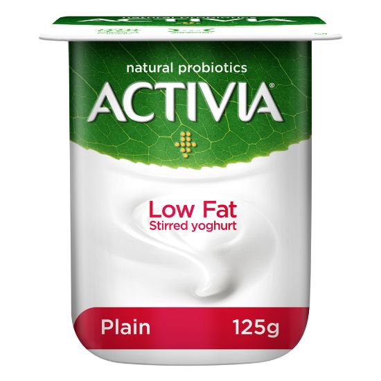 Picture of Activia Stirred Yoghurt Low Fat Plain 125g(N)