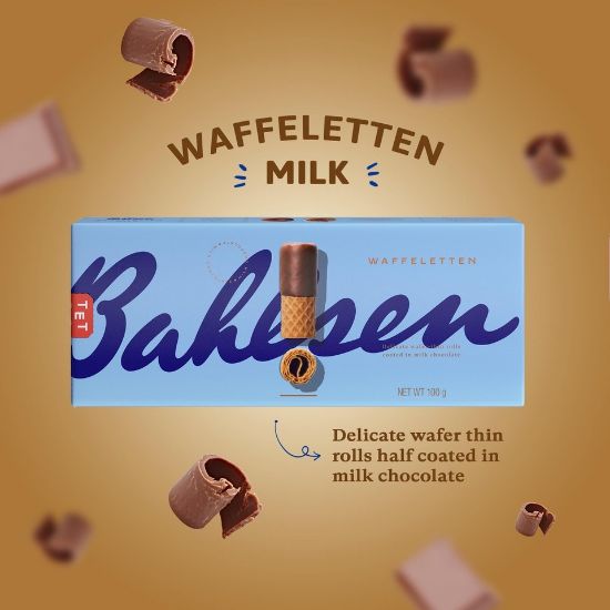 Picture of Bahlsen Waffeletten Wafer Rolls 100g