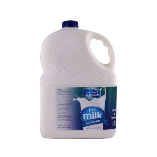 Picture of Al Rawabi Fresh Milk Full Cream 1 Gallon(N)