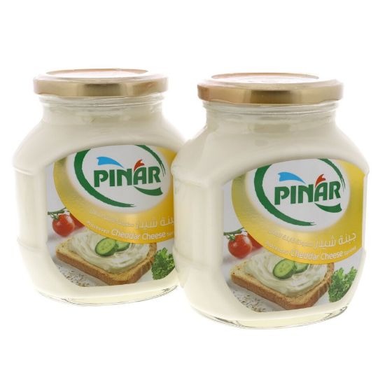 Picture of Pinar Processed Cheddar Cheese Spread 2 x 500g