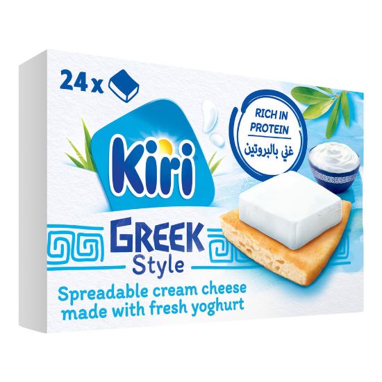 Picture of Kiri Greek Style Cheese Squares 24 Portions 400g