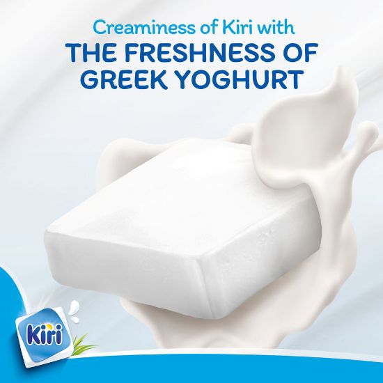 Picture of Kiri Greek Style Cheese Squares 24 Portions 400g