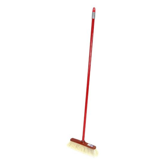 Picture of Mr.Brush 110.10 Nordica Soft Broom with long Stick, Assorted colors