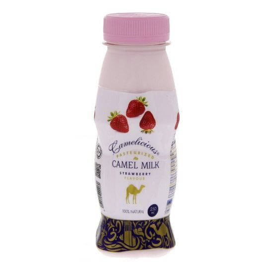 Picture of Camelicious Strawberry Flavour Camel Milk 250ml(N)