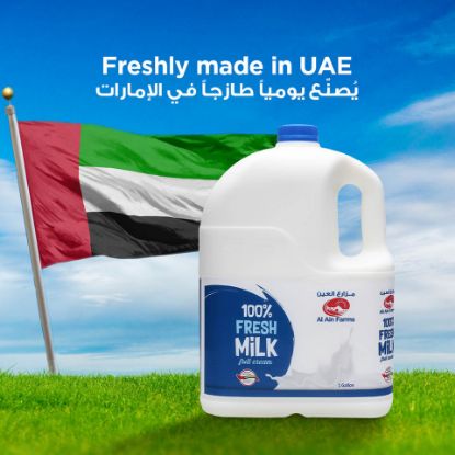 Picture of Al Ain Fresh Milk Full Cream 1 Gallon(N)