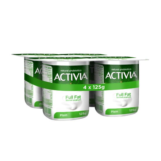 Picture of Activia Stirred Yoghurt Full Fat Plain 125g(N)