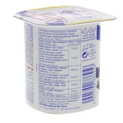 Picture of Elle & Vire Blueberry Fruits Yoghurt 12g(N)