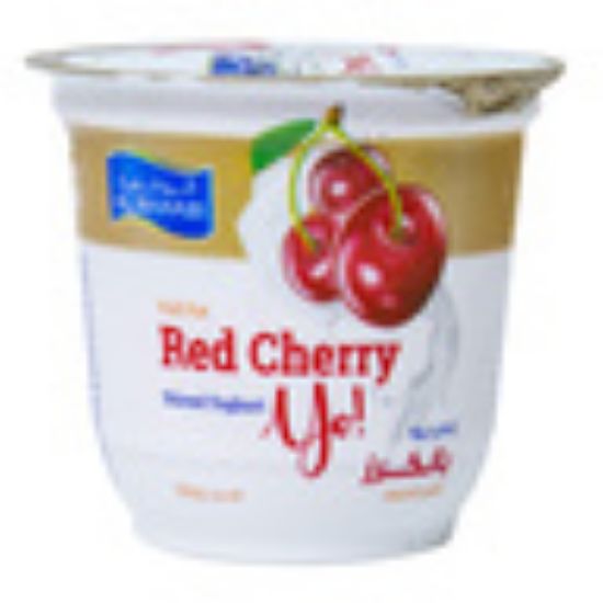 Picture of Al Rawabi Stirred Yoghurt Red Cherry 130g(N)