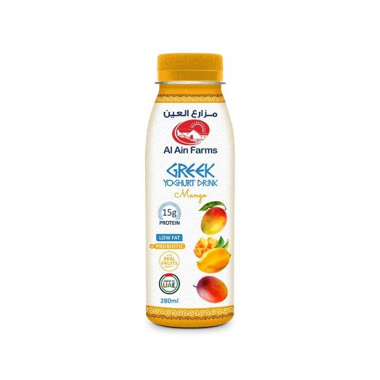 Picture of Al Ain Greek Style Mango Yoghurt Drink 280ml(N)