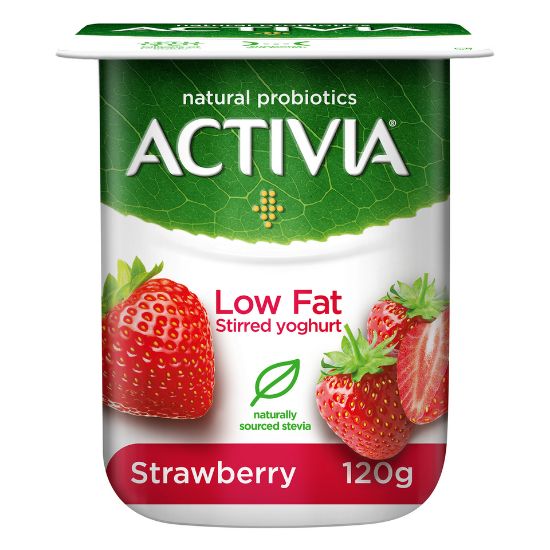 Picture of Activia Stirred Yoghurt Low Fat Strawberry 120g(N)